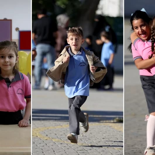 Mini mini birler için ilk ders zili çaldı
