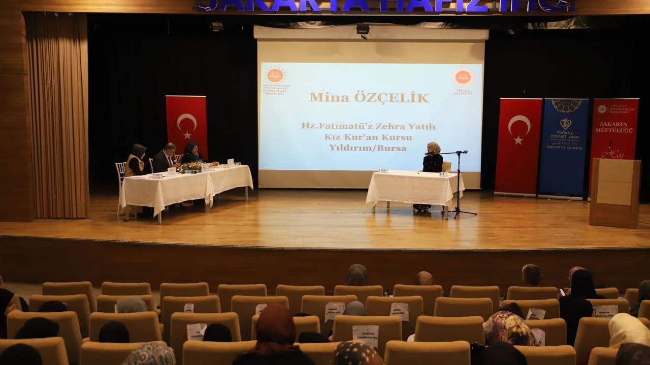 Kız Kur'an Kursları Arası Hafızlık Bölge Yarışması Sakarya’da düzenlendi