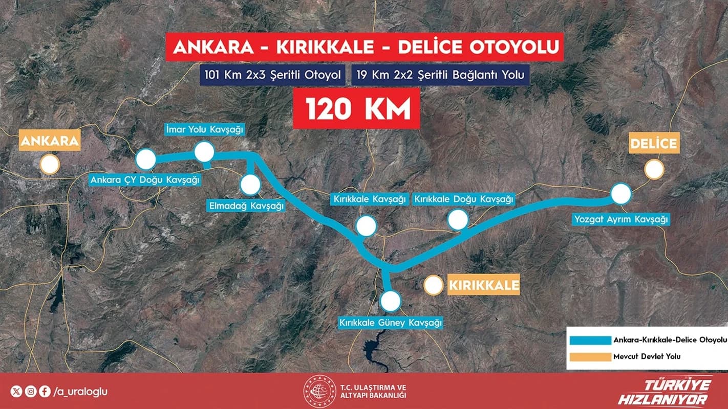 Bakan Uraloğlu: 42 ili birbirine bağlayacak proje devlet yolundaki trafik yükünü azaltacak