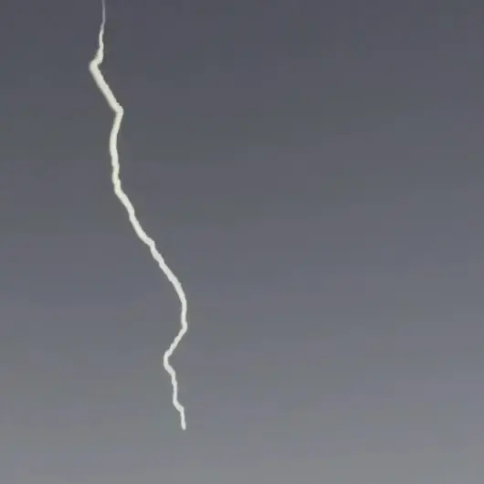 İran'ın misilleme füzeleri Suriye'den görüldü