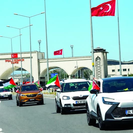 Filistin Konvoyu İstanbul’da