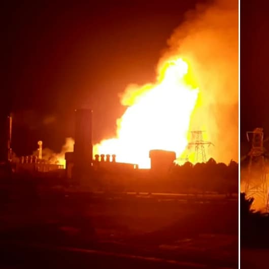 Suriye'de gaz hattında patlama: Üç elektrik santrali devre dışı kaldı
