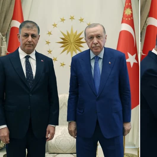 Cumhurbaşkanı Erdoğan Beştepe'de Cemil Tugay'ı kabul etti